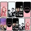 Cover for iPhone 15 14 Xiaomi Redmi Note 13 12 11 Pro Max X 8 7 9 XR Samsung Galaxy S24 S23 A05 OPPO A15 Huawei Rose Jennie Black Pink Lisa Jisoo Case