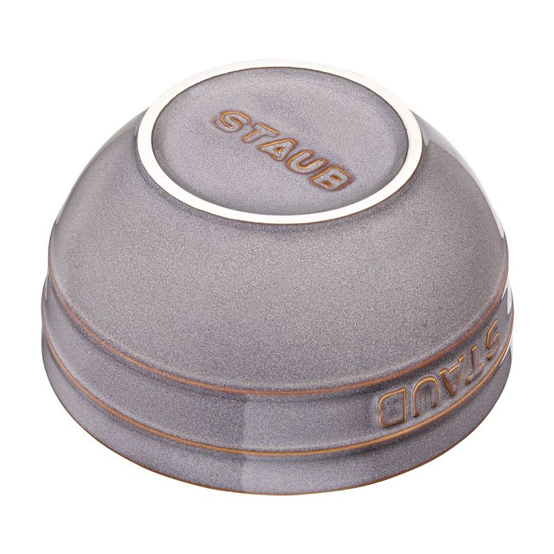 Керамическая круглая миска Staub 14 см (Античный серый)