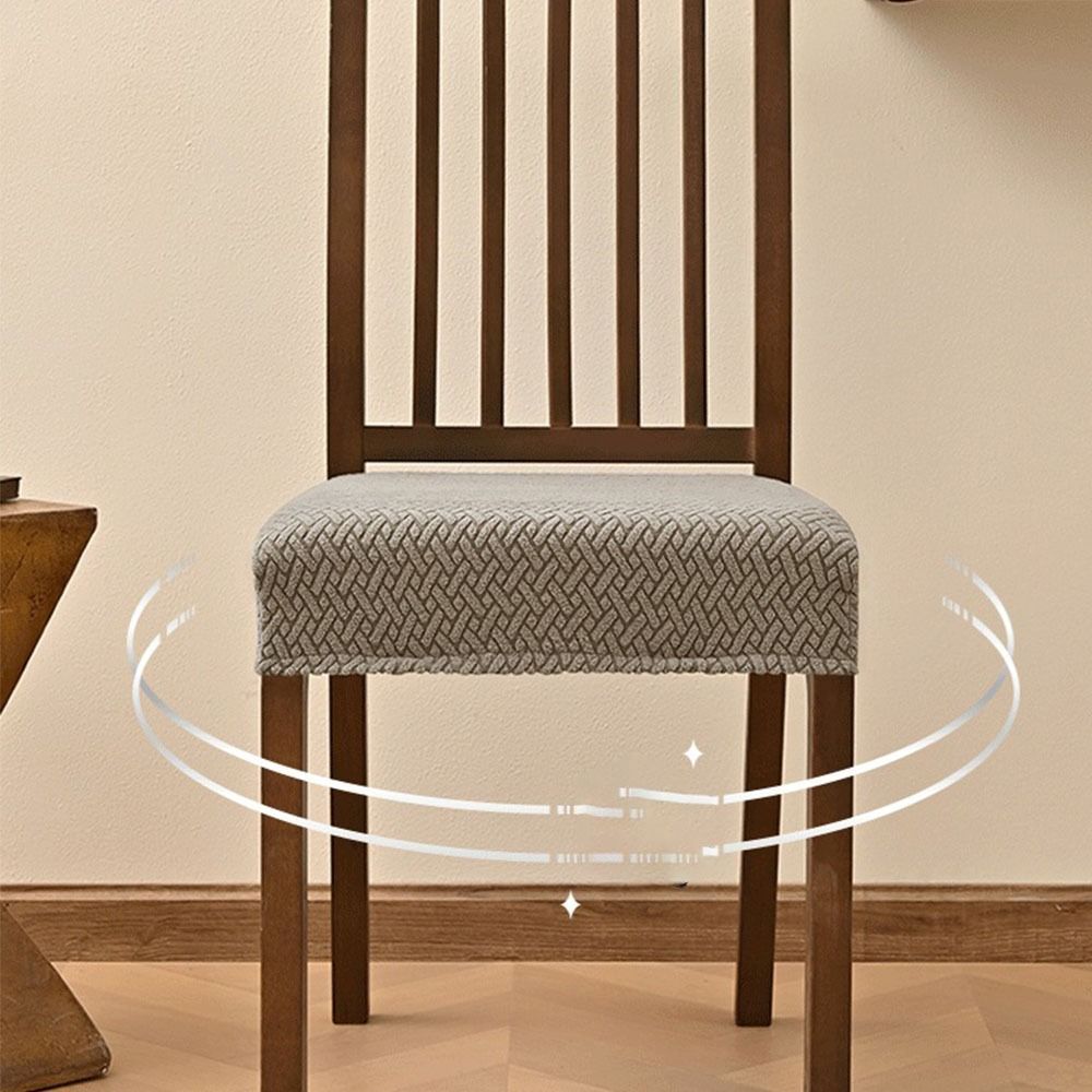 Minimalist Anti-slip Chair Cushion Cover Elastic Soft Chair Slipcover Washable Anti-dirty Seat Protector Dining Chair