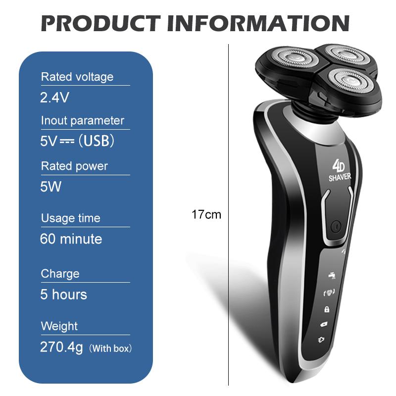 Enchen электробритва мужская бритва триммер для бороды бритва для мужчин 3 лезвия портативный триммер для бороды режущий станок