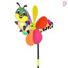 Animal Bee Six Colors Three-dimensional Windmill Cartoon Children Toys Home Garden Decoration Wind Spinner Whirligig Yard Decor