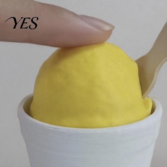 Fast Rebound Keycap Toy Ice Cream Cup Fidget Clicker, 3D Printed Finger Durable Stress Reliever Anxiety Relief Push Button for Kids Adults
