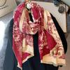 High End Imitation Cashmere Double Sided Warm Women's Office Summer Air Conditioned Room Shawl Autumn and Winter Versatile Scarf