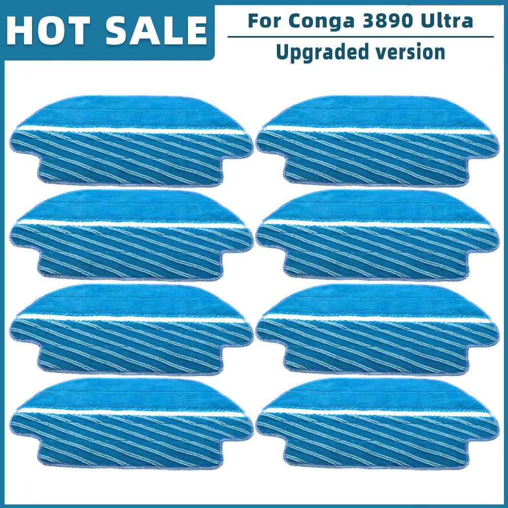 Для Cecotec Conga 3890 Ultra Titanium Vital Робот-пылесос Запасные части Аксессуары Основная Боковая щетка Hepa Фильтр Салфетка для мытья пола Крышка щетки
