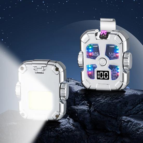 Fidget Spinner Igniter with LED Light Digital Display USB Rechargeable 3 Modes