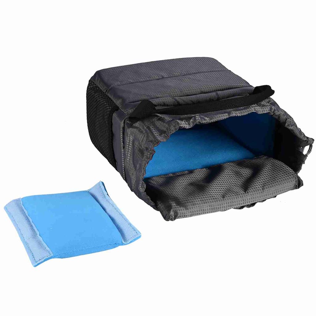 Waterproof Insert Partition Camera Hand Bag Shockproof Padded Divider Cover Case for DSLR(Gray)