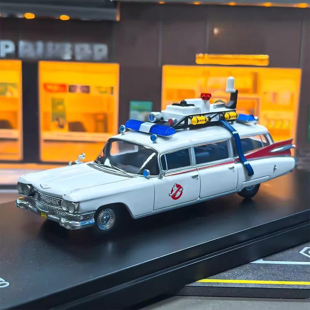 Модель YS 1:64 Фильмовая версия Охотников за привидениями Gen1 Литая модель автомобиля