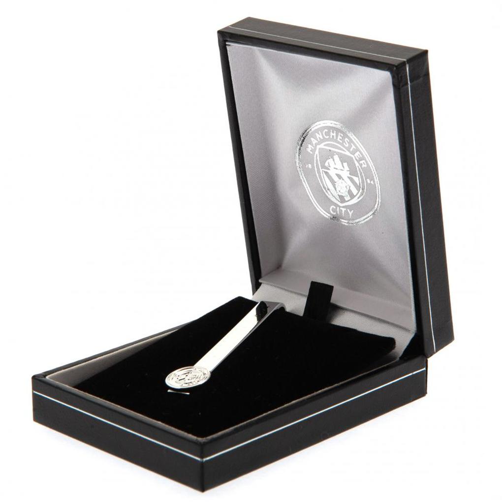 Manchester City FC Silver Plated Tie Slide