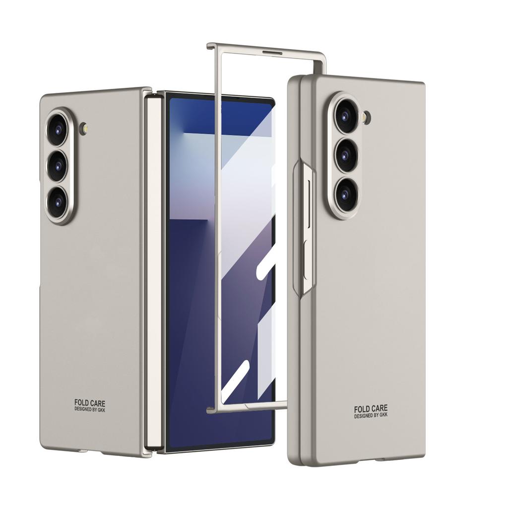 Подходит для чехла для мобильного телефона Samsung ZFold7 Ультратонкий Чехол для Zfold7 со складным экраном Пленка Интегрированный Точный вырез Полностью закрывающий Простой Защита от падений