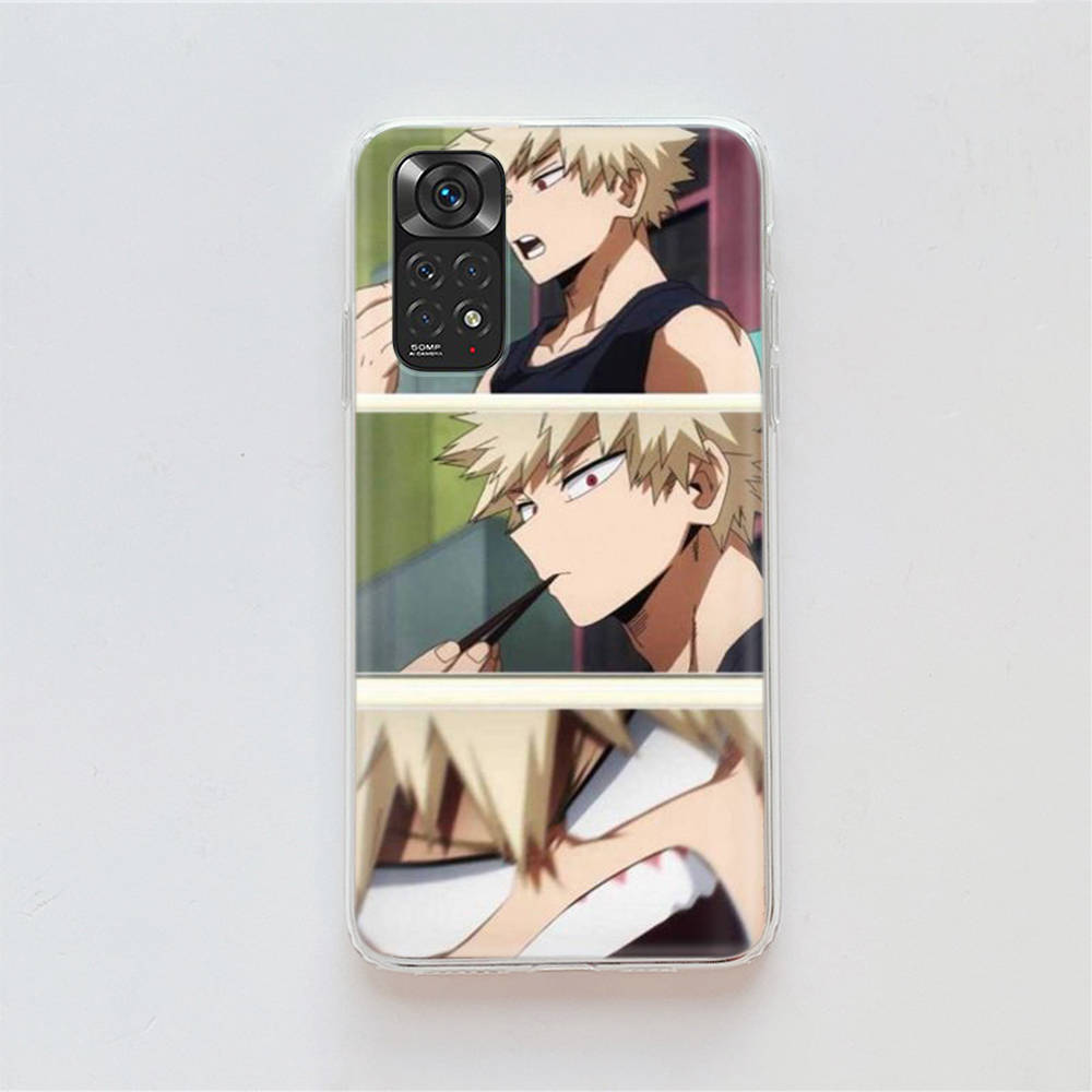 Чехол DT14 My Hero Academia для Samsung A04 A14 A23 A34 A54 M23 M33 M52 M53 Realme 10 9 C30S C35 C55 VIVO Y02S Y21 Y33S Y51 X80 Pro Прозрачная крышка