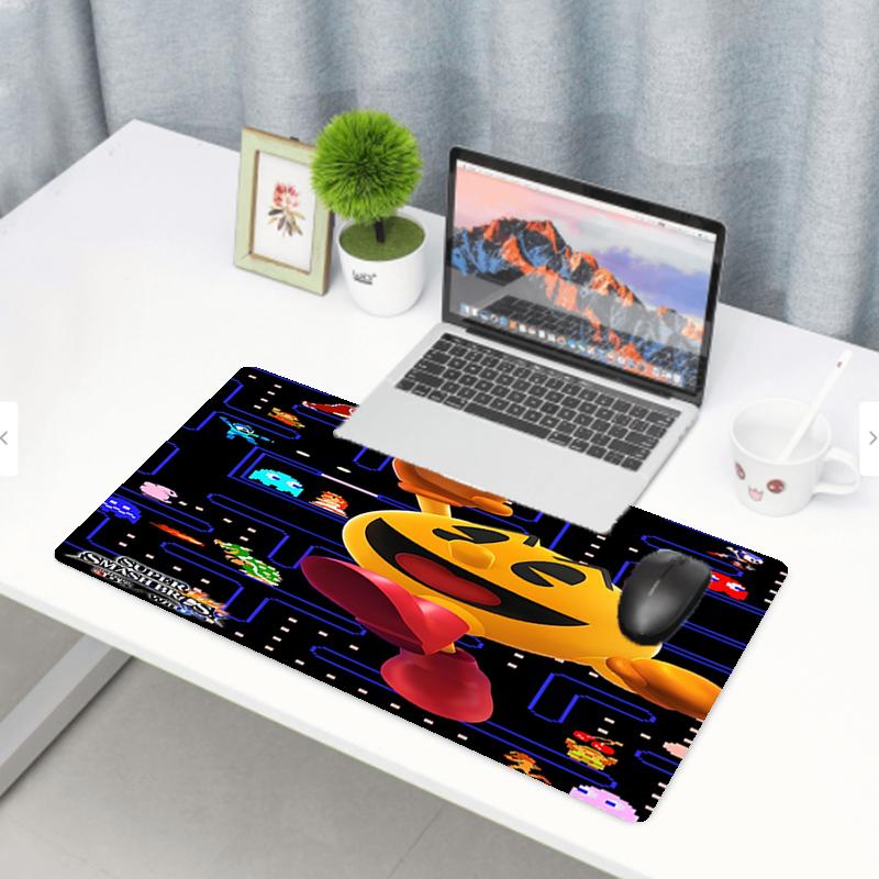 PAC Print Mouse Pad, Anti‑Slip Desktop keyboard Mat, for PC Laptop Gaming Working Daily Use, Cool Festival Surprise Gift