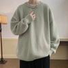 Sweater Loose Thick Knit Sweater Men's Autumn and Winter Round Neck Warm and Comfortable Top