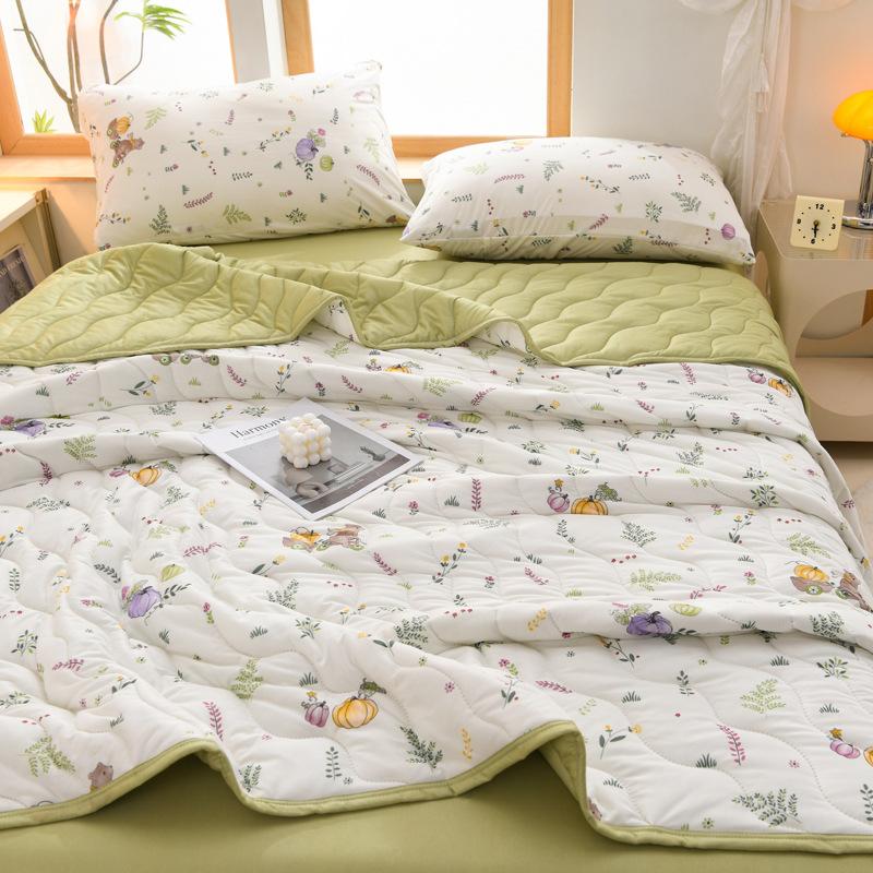 Весенне-летнее тонкое одеяло 150X200 см/180X200 см Мягкое легкое одеяло Студенческое общежитие Прохладное кондиционерное одеяло Стираемое