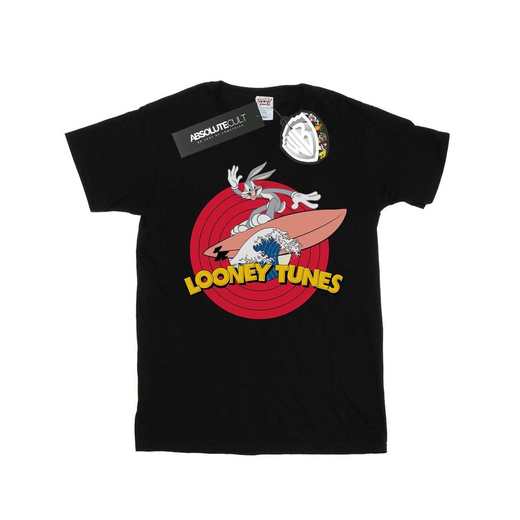 Looney Tunes Mens Bugs Bunny Surfing T-Shirt