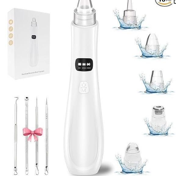 Electric Blackhead Remover Visibly Pore Cleaner Mini Bubble Extractor Tool Facial Acne Removal