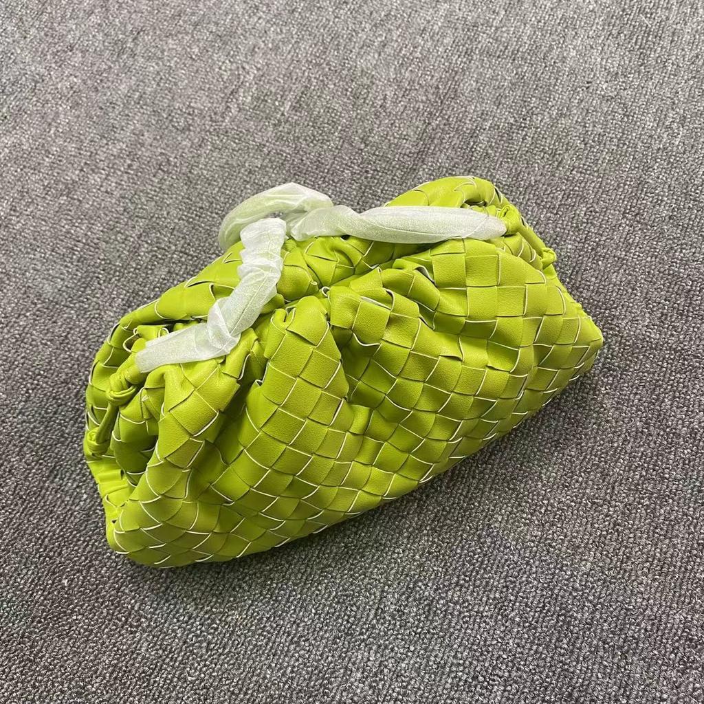 Женская новая плиссированная сумка-пельмень из натуральной кожи, сумка-облако из коровьей кожи, плетеная сумка через плечо, сумка через плечо Ashi Ge в том же стиле