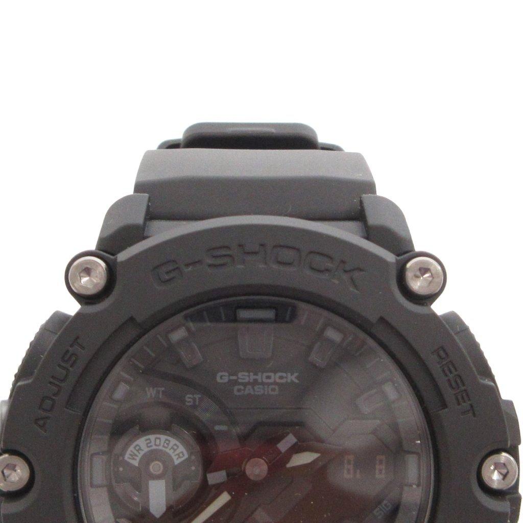 Casio Кварцевые часы с карбоновым сердечником Черные GV G-SHOCK GA-2200BB-1AJF Аналого-цифровые Защита, / Мужские