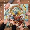 Пазл из 1000 деталей «Пасхальная корзина с яйцами», пазл «Цветочное яйцо», игра-вызов, развивающая бумажная головоломка, игрушка, украшение для дома на праздник, вечеринку