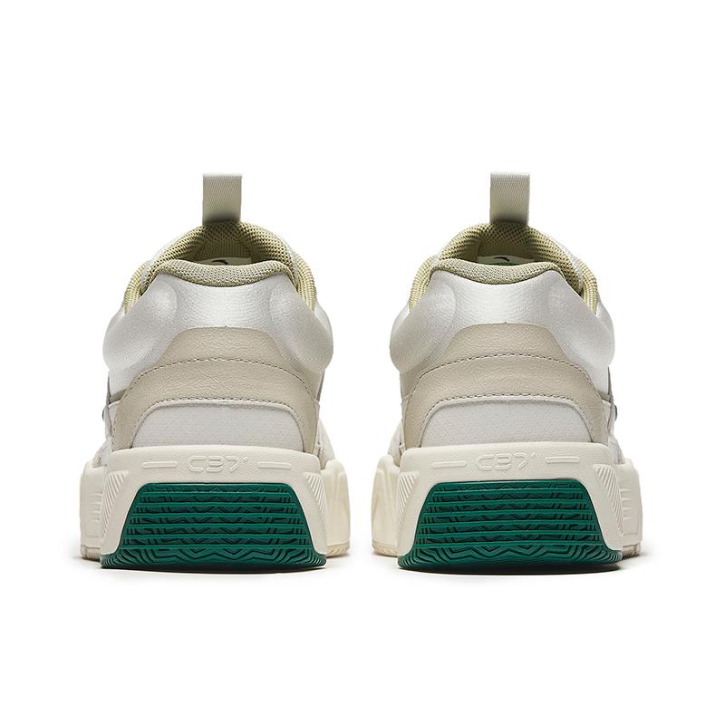 Anta C37 Series Trendy Casual Slip Non-Slip Durable Low Top Skate Shoes Men Sneakers Gray Green 912448081-1