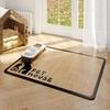 Non-Slip Pet Feeding Mat: Absorbent Diatomaceous Earth Placemat for Cats & Dogs, Waterproof Splash Pad.