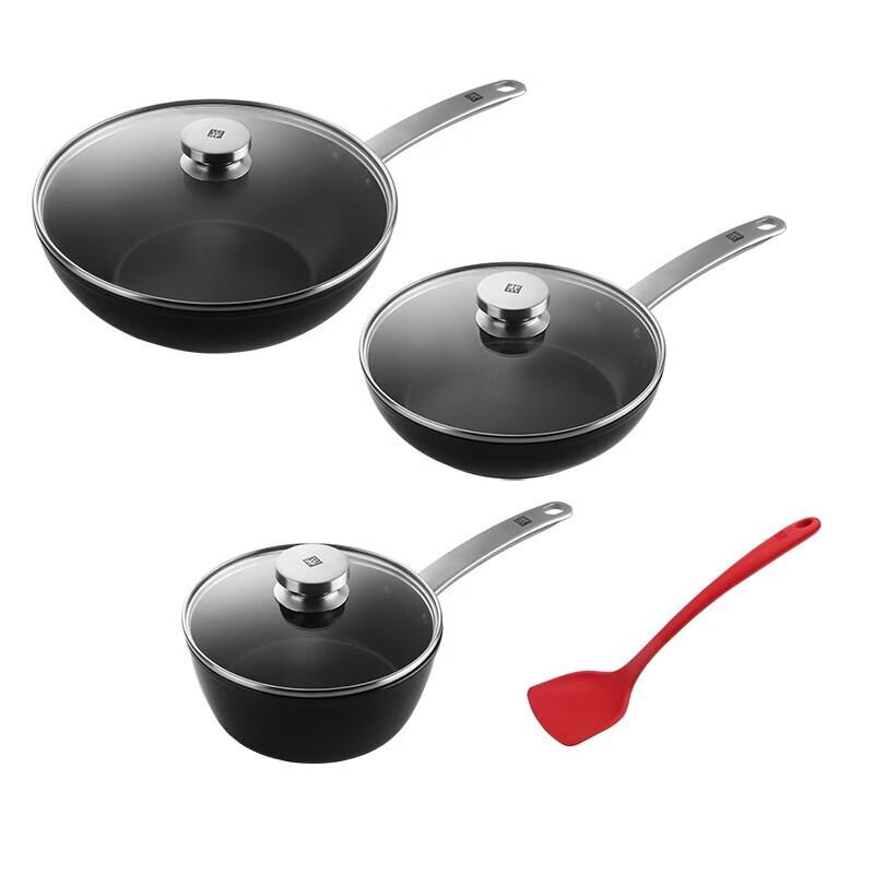 ZWILLING Enjoy 4-Piece Wok and Fry Pan Set