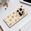 For Xiaomi 15 Ultra Case Leaves Pattern Printing Straight Edge TPU Phone Back Cover