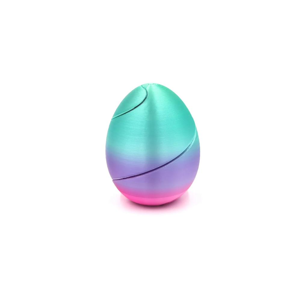 Новая 3D-печать Спиральные яйца Невозможный шаттл Игрушки Сквозная скульптура Мини-воронка Нить Иллюзия Домашний настольный декор Игрушка-непоседа