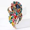 Vintage Style Flowers Cluster Brooch Pin Rhinestone Crystal Woman Corsage Party Gift Jewelry Accessories