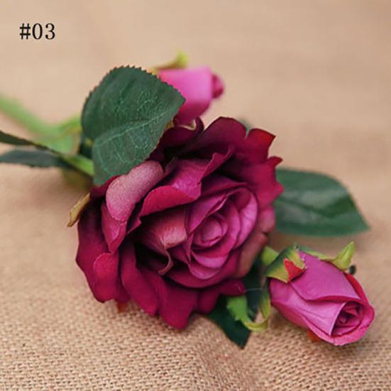 1 шт. искусственная роза из ткани поддельный цветок для свадьбы, дома, вечеринки, офиса, украшения
