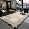 Light Luxury Geometric Large Carpets for Living Room Modern Decoration Home Bedroom Rug Soft Non-slip Coffee Tables Mat