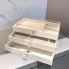 High-Capacity Drawer Storage Box Transparent Earrings Necklaces Storage  Desktop Use