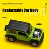Масштаб 1/32 Внедорожник Suzuki Jimny Собранная Модифицированная Модель Игрушечной Машинки Литой Сплав Миниатюра Свободные Колеса Коллекция Подарок для Мальчиков Детей
