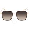 Marc Jacobs Brown Gradient Square LadieS SunSPoLSeS Marc 477 S 02ik Ha 51