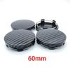 4Pcs/Set 60mm Car Vehicle Wheel Hub Center Cap Cover Universal Auto Rims Dust- Proof Cover Hubcaps Hub Center Cover Accessories