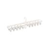 Ohe Clothes Drying Hanger, White, Approx. 63.5cm Long X 10cm Wide X 20cm High, HOS Straight Slim Hanger, 20 Pieces