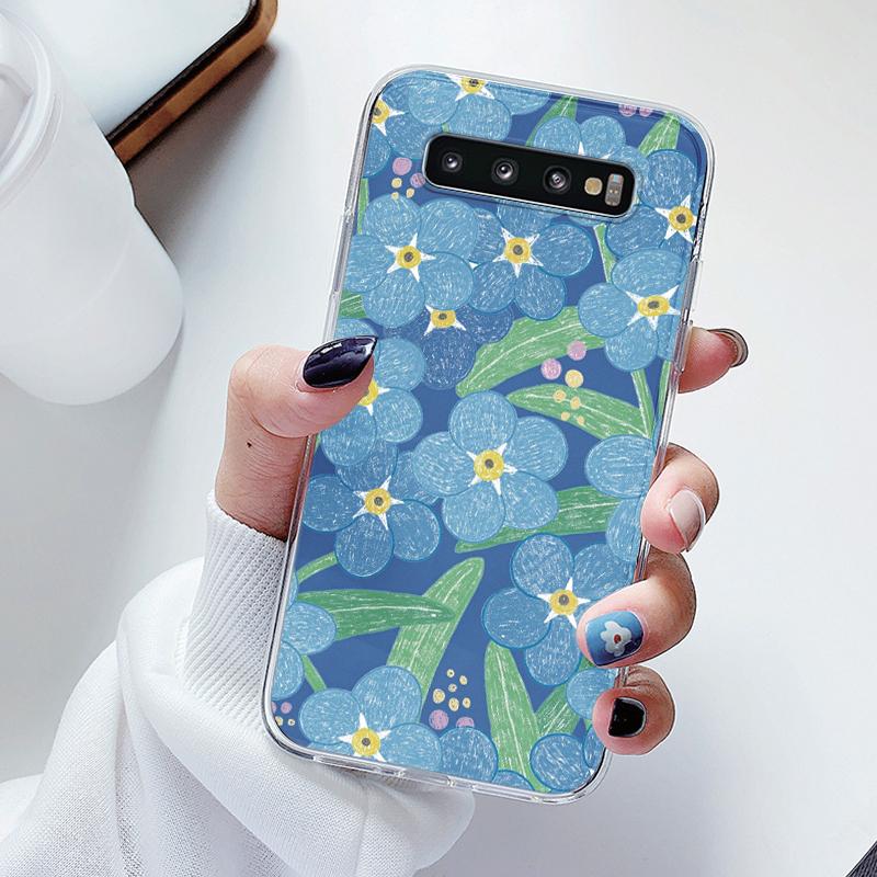 For Samsung Galaxy S10 Plus S10E Case Cute Heart Butterfly Soft Slim Back Cover Silicone Bumper Phone Cases For Samsung S24 FE