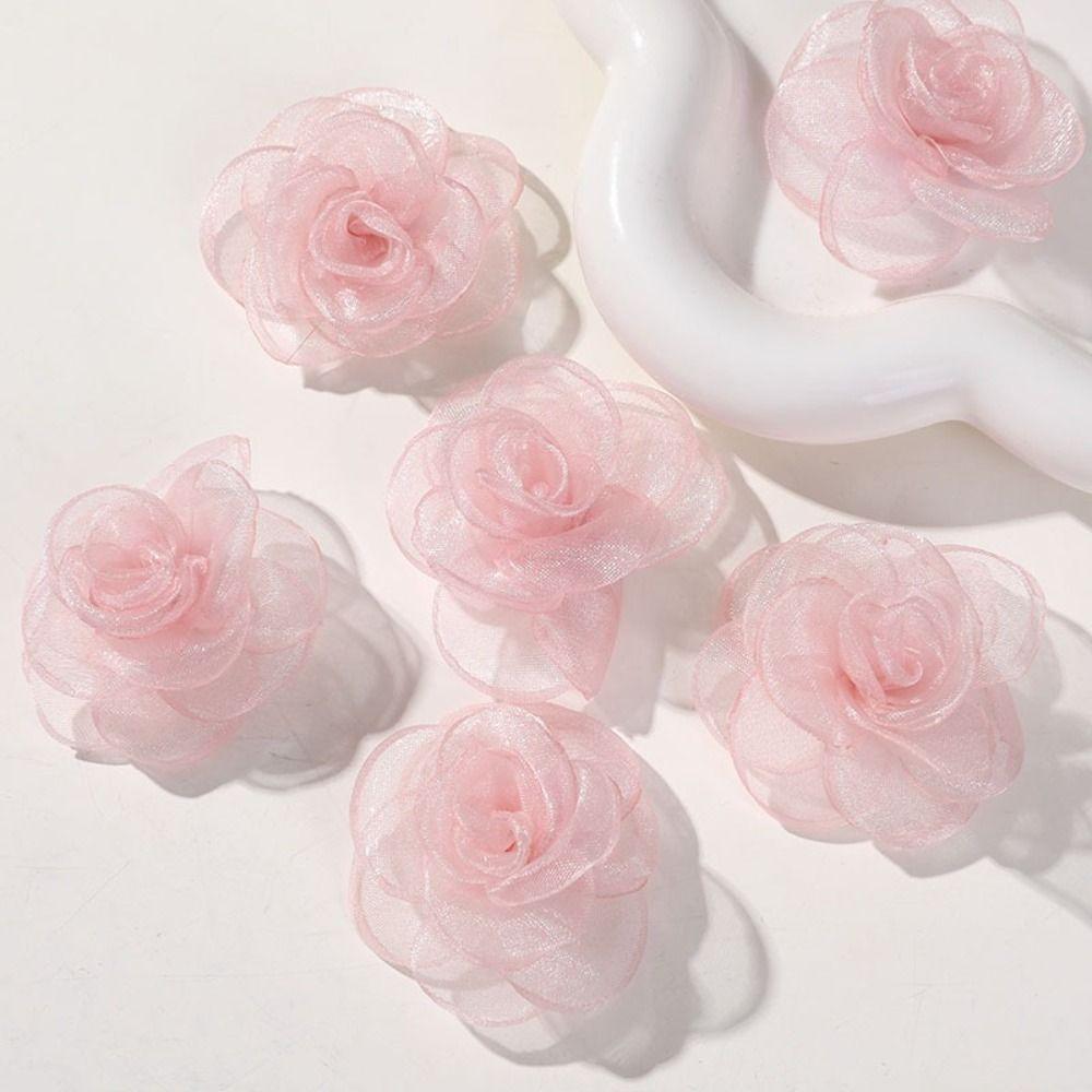 5 шт. Плетение сеткой Материал для серег Ручная работа Аксессуары для одежды Новый аксессуар для волос-зажим