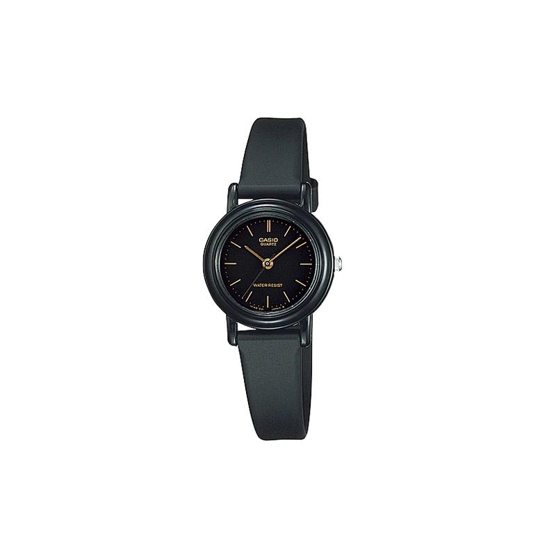 Casio YOUTH Series-LQ Disc Three Needles Retro Pointer Quartz Movement Resin Strap Japanese and Korean Watch Women’s Watch Black Dial LQ-139AMV-1E