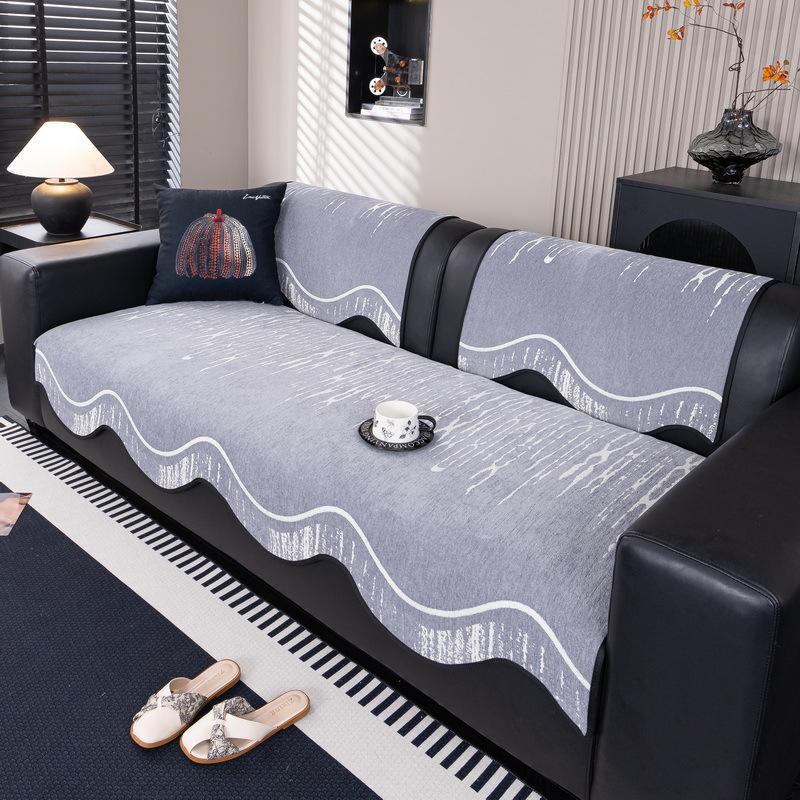 Special-Shaped Sofa Cushion Is Universal In All Seasons New Light Luxury Sofa Seat Cushion Non-Slip Straight Row High-End Cover Cloth Towel