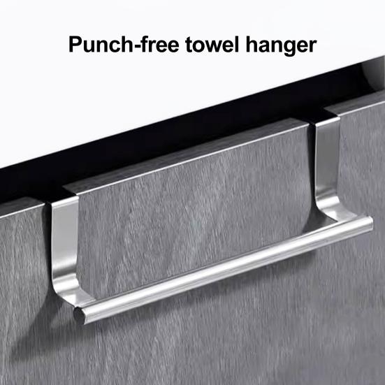 Держатель для кухонного полотенца Yousheng, вешалка для полотенец на дверь шкафа, грузоподъемность 5 кг, простая установка, вешалка для кухонных полотенец