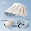 Складная кепка с козырьком, регулируемая широкополая шляпа от солнца, летняя пляжная женская солнцезащитная шляпа с защитой от ультрафиолета, повязка на голову, кепка без верха