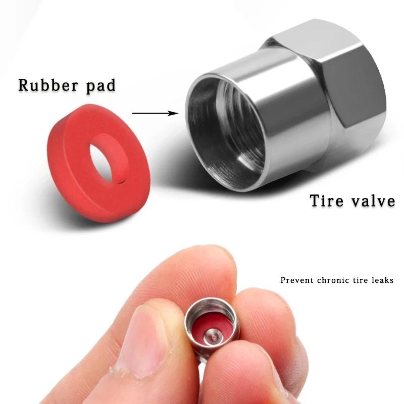 4PCS Aluminum Alloy Car Tire Valve Stem Caps for Jeep Wrangler Grand Cherokee Anti-Dust Wheel Valve Cover Auto Accessories ALW1