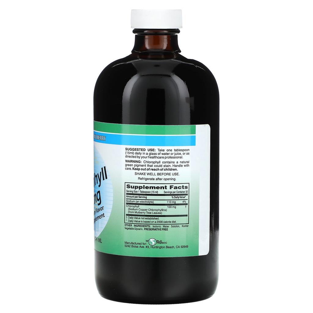Liquid Chlorophyll, 100Mg, 474Ml(16Fl Oz)