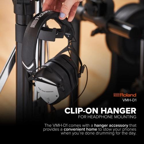 Roland VMH-D1 V-Drums Headphones, Black