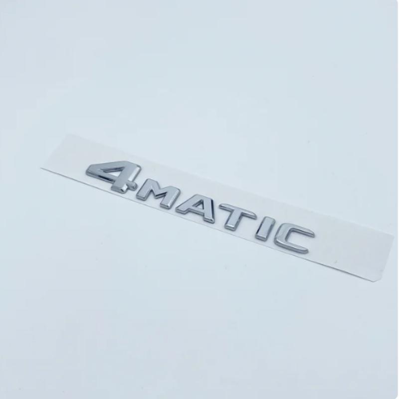 3D ABS Chrome Glossy Black Letters GLE350e GLE350de GLE500e 4Matic Emblem for Mercedes Benz W166 Car Trunk Logo Sticker BF1