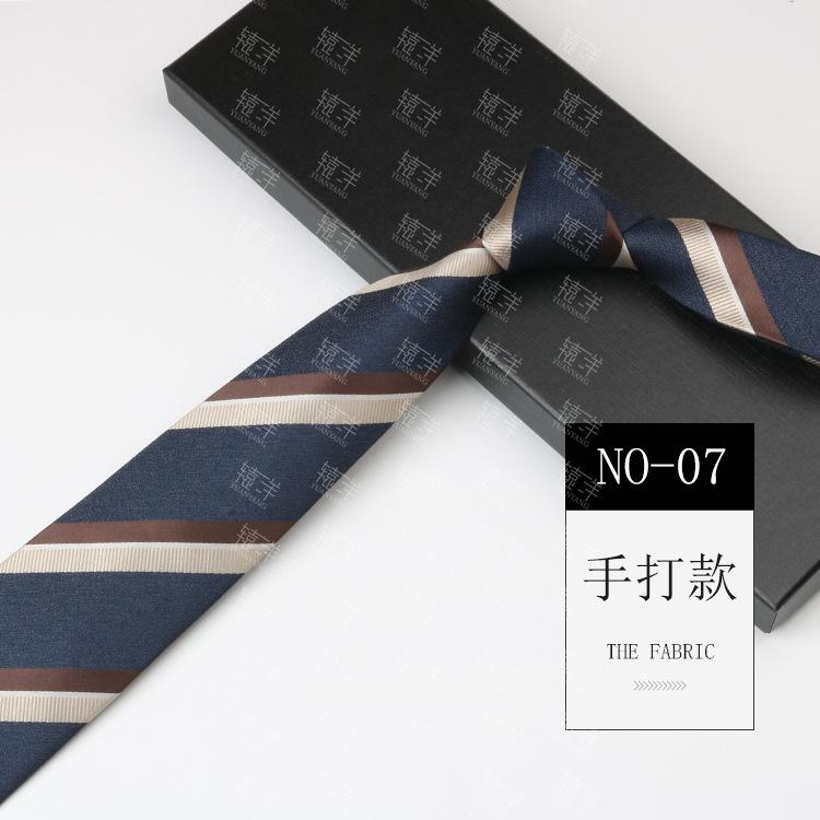 Tie Wedding Groom Business Men Retro Pattern Dress Burgundy Hand Style 8Cm Hand Tie