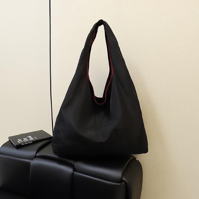 Складная большая сумка-тоут U-образной формы из водонепроницаемого полиэстера для покупок