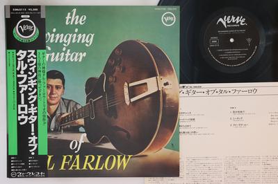 Виниловая пластинка ТАЛ ФАРЛОУ Swinging Guitar Of Tal Farlow 23MJ3112 VERVE 1982 Япония Obi Джаз Б/у