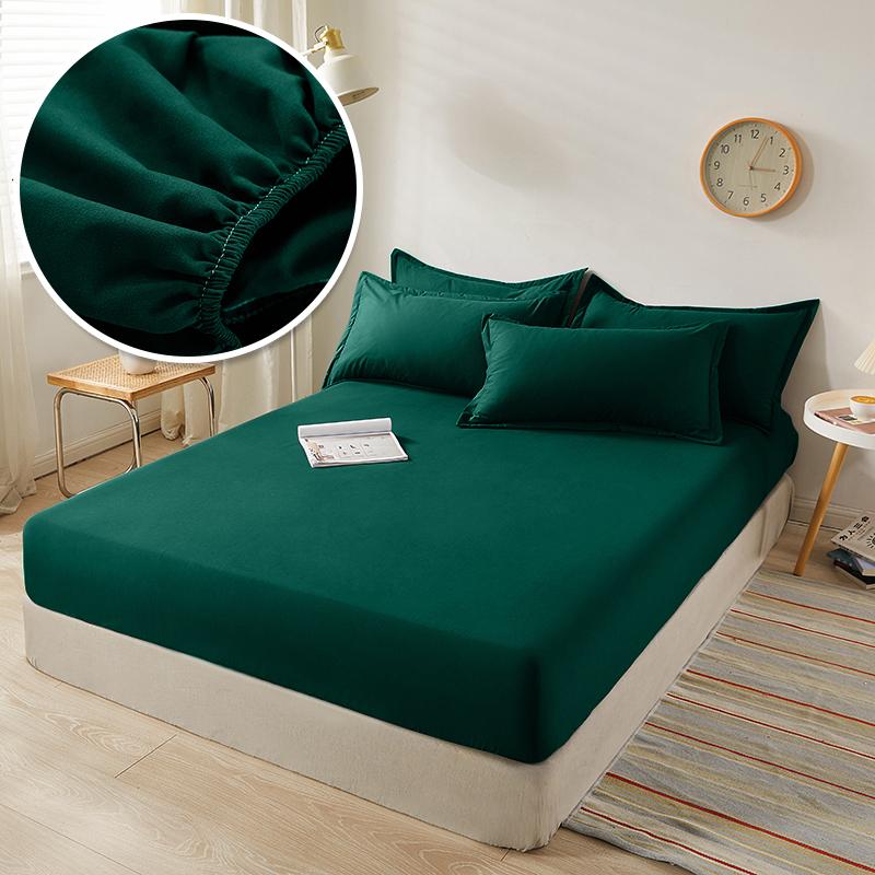 Простыня на резинке из хлопка с резинками, нескользящие, регулируемые чехлы для матрасов для односпальной, двуспальной, двуспальной кровати, покрывало 140/160/200 см