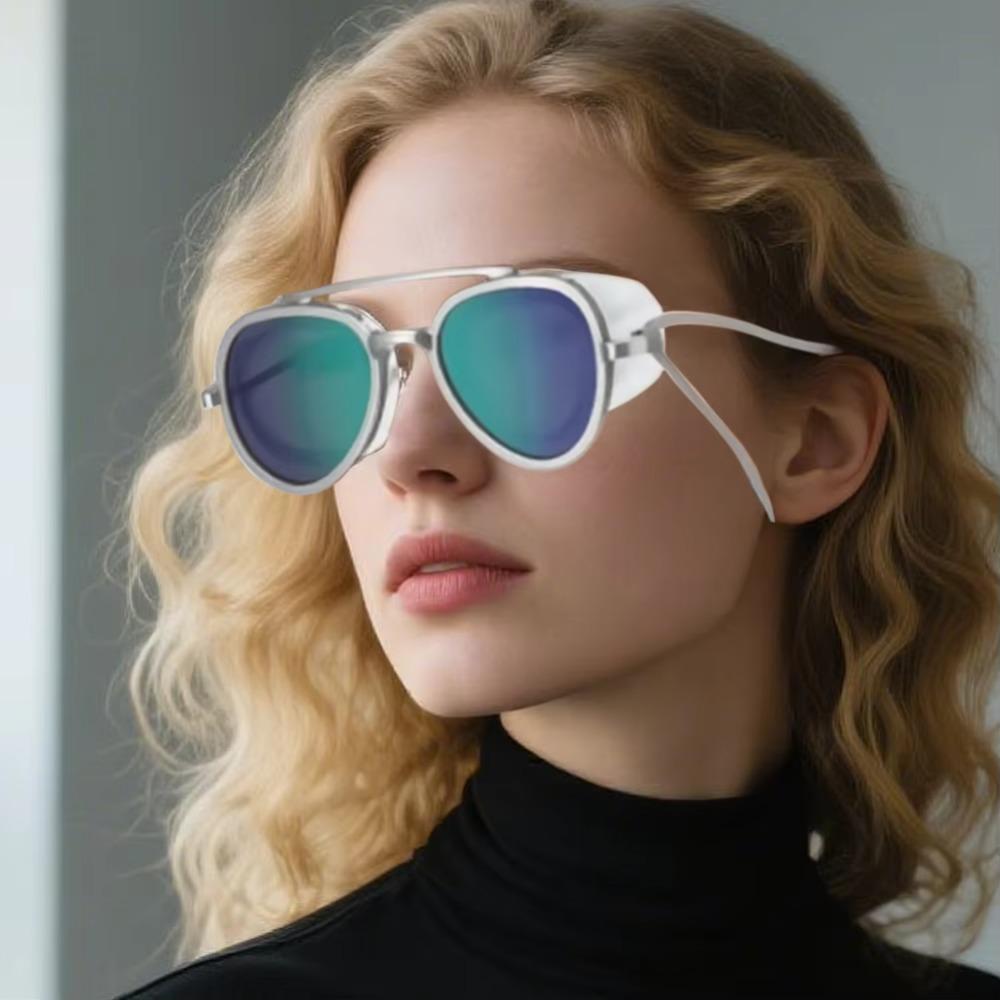 Adjustable Silicone Anti-Fog Swim Goggles Full Angle Retro Goggles Full-View Swim Goggles Surfing